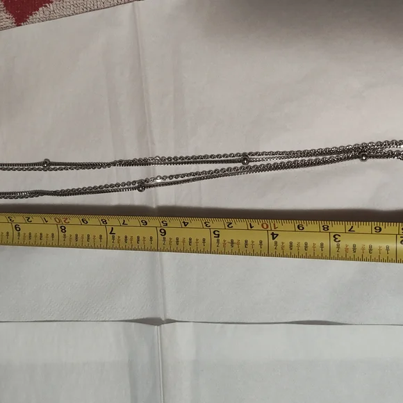 Blue Stone Silver Necklace with Ornate Design - Picture 5 of 12